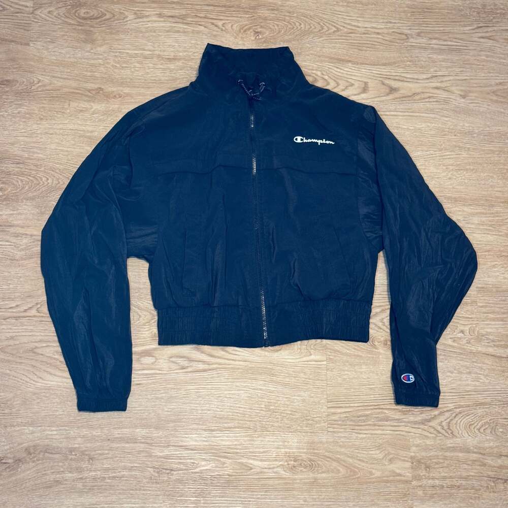 Champion Full Zip Jacket Moisture Wisking Water Repellent Size M